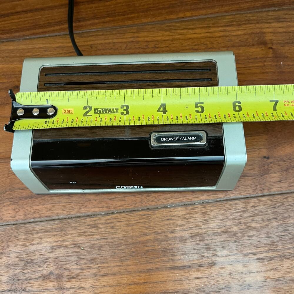 Vintage Cosmo LED Digital Alarm Clock Model E-701 - Picture 10 of 11